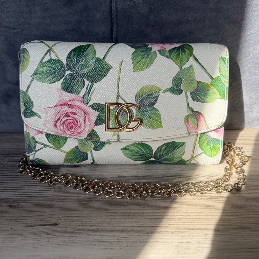Dolce & Gabbana Rose floral crossbody/clutch
